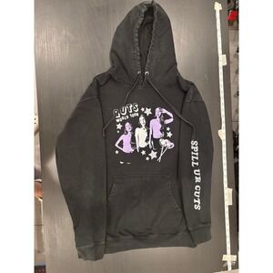 Olivia Rodrigo GUTS World Tour Hoodie Black Spill Ur Guts Concert Merch Large